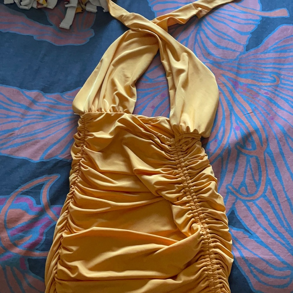 Orange dress
